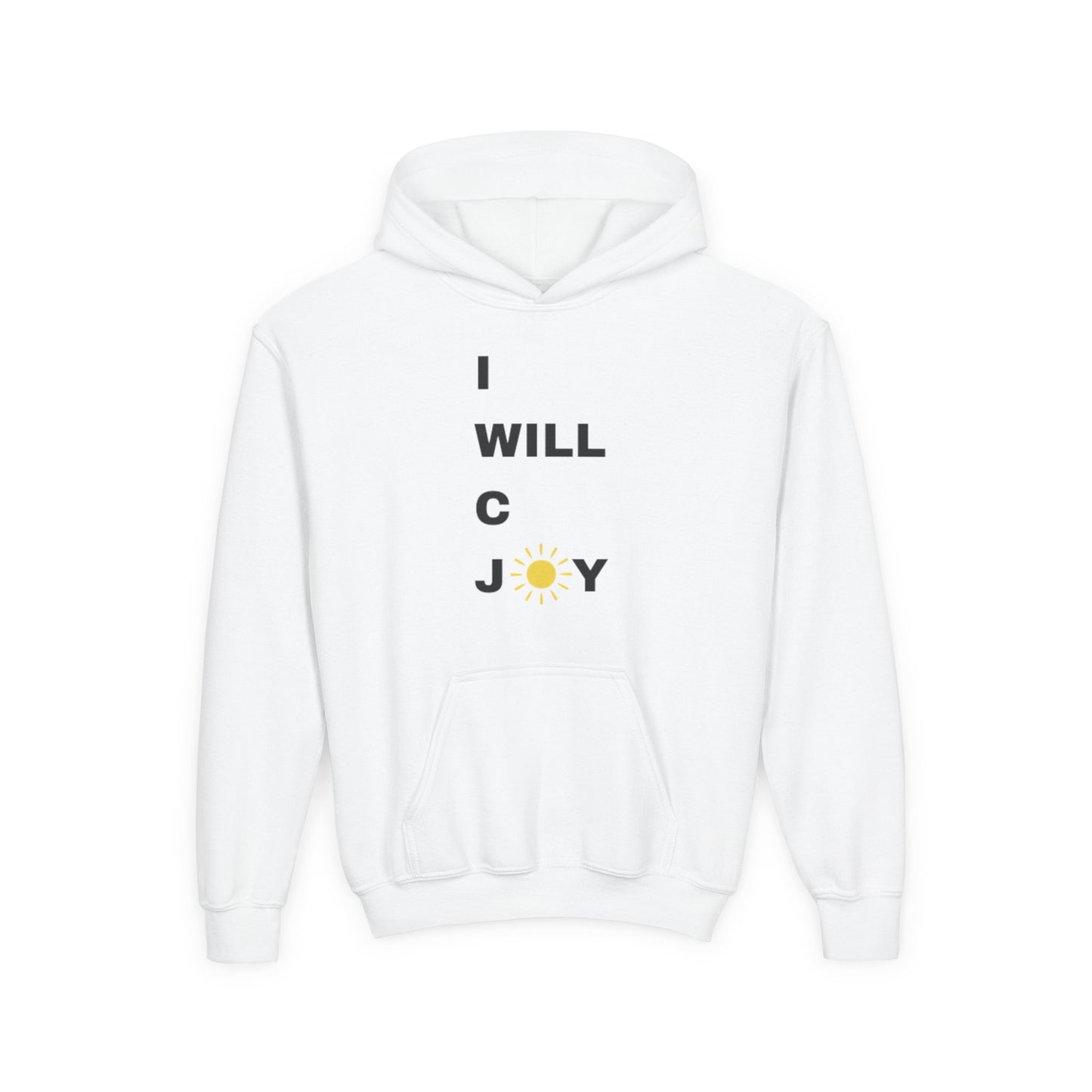Youth iWillcJoy In All I Do Hooded Sweatshirt