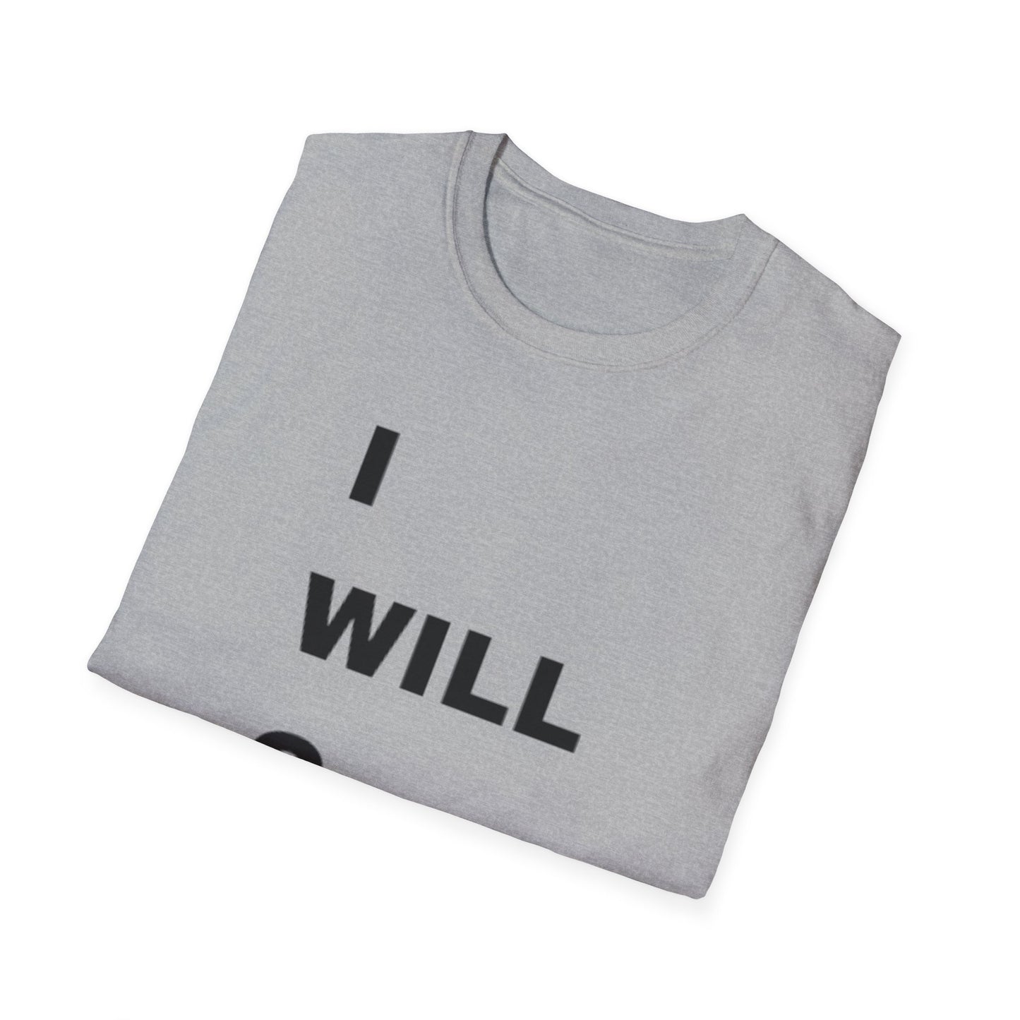 Inspirational Unisex Softstyle T-Shirt - I WILL C JOY IN ALL I DO Design