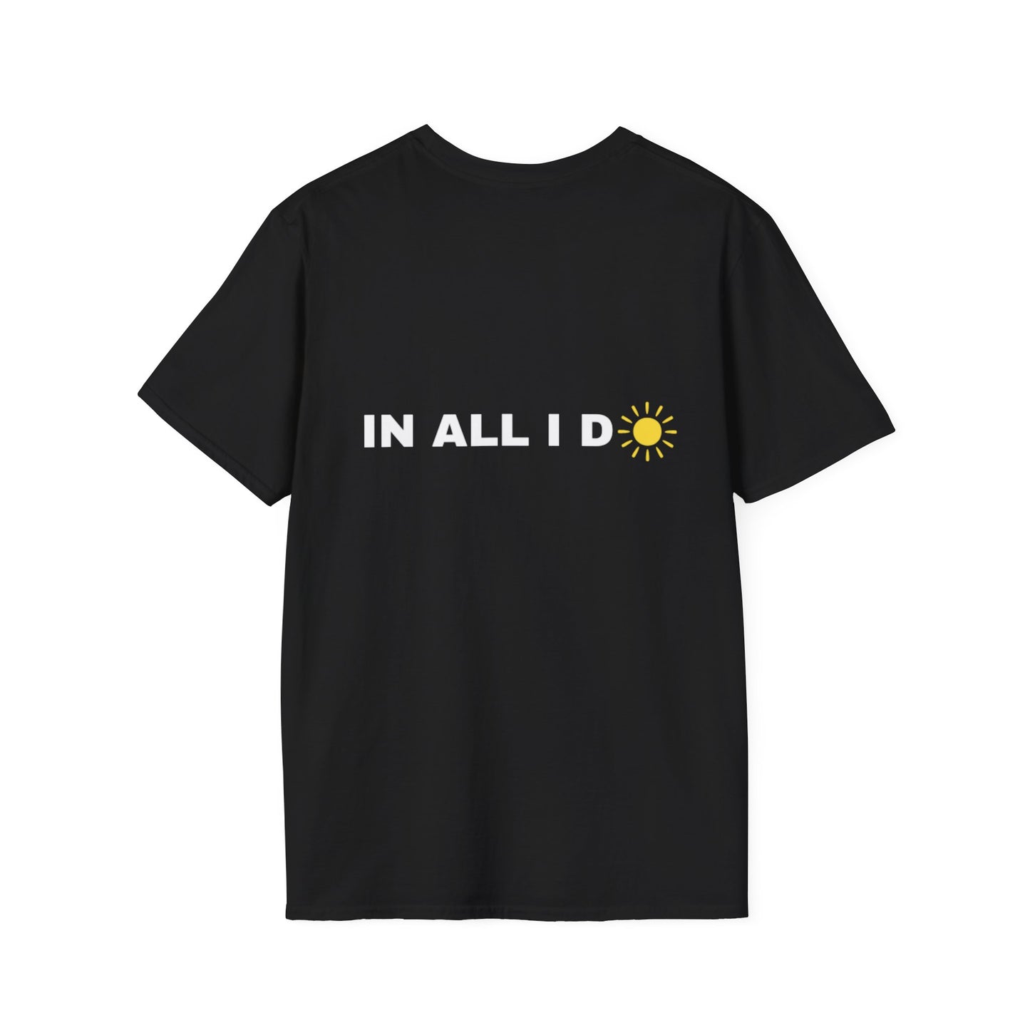 Inspirational Unisex Softstyle T-Shirt - I WILL C JOY IN ALL I DO Design