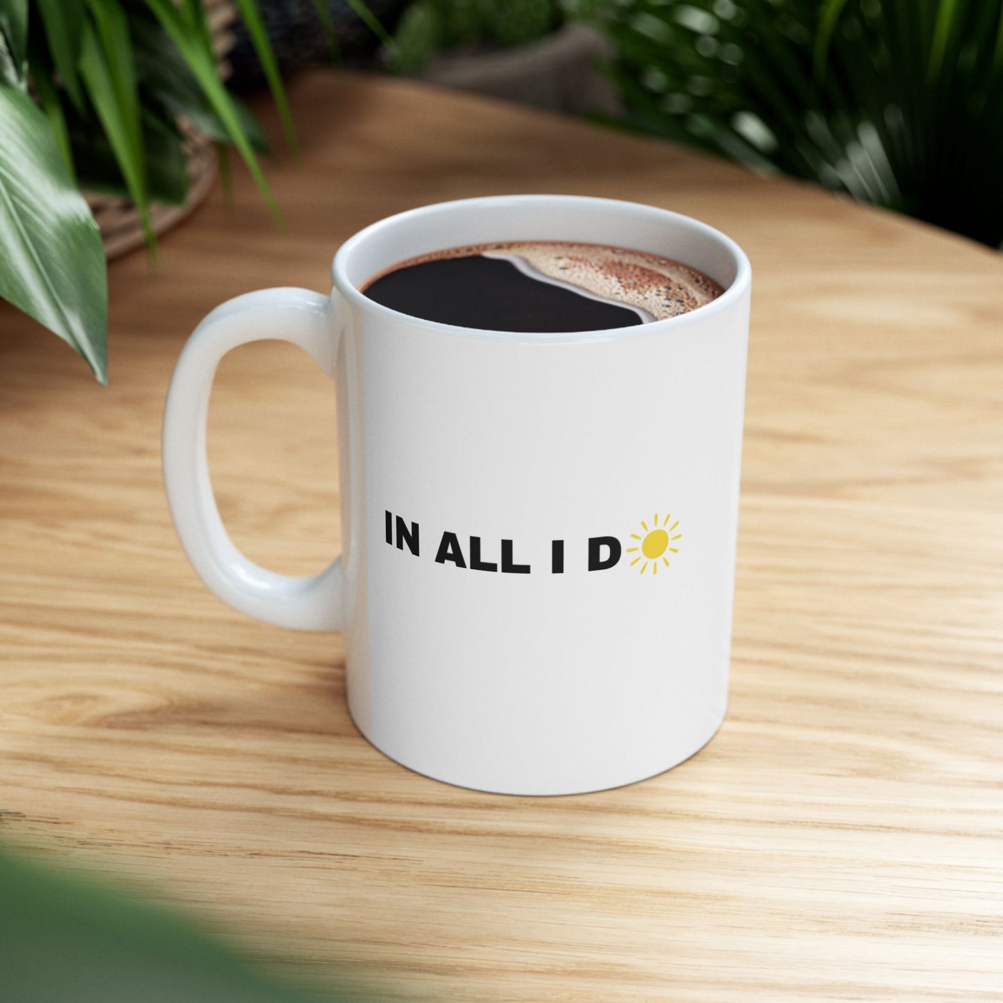 Inspirational "I WILL C JOY IN ALL I DO" Ceramic Mug | 11oz | Perfect Gift for Motivational Moments