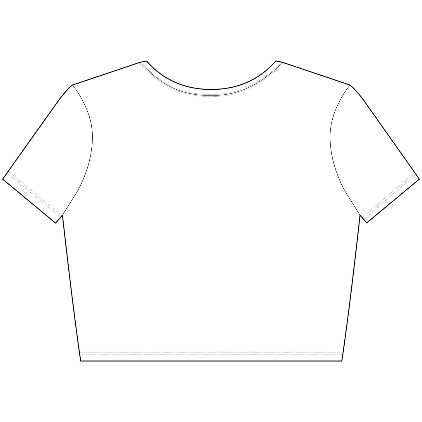 Skate Crop Tee - iWillcJoy Design
