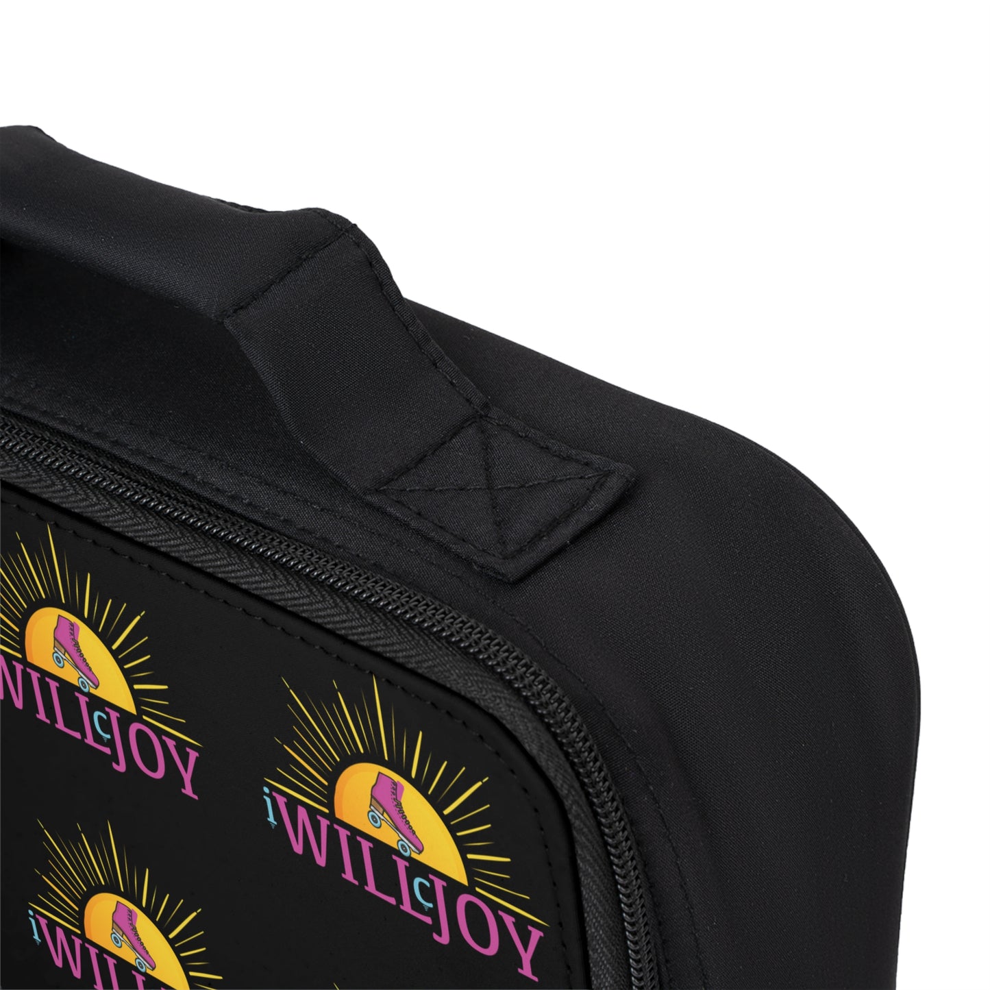 iWillcJoy™ Insulated Lunch Bag – Roller Skate + Sunrise Pattern
