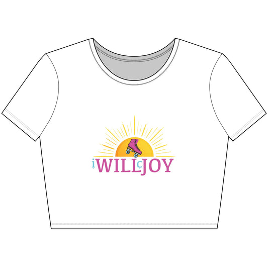 Skate Crop Tee - iWillcJoy Design