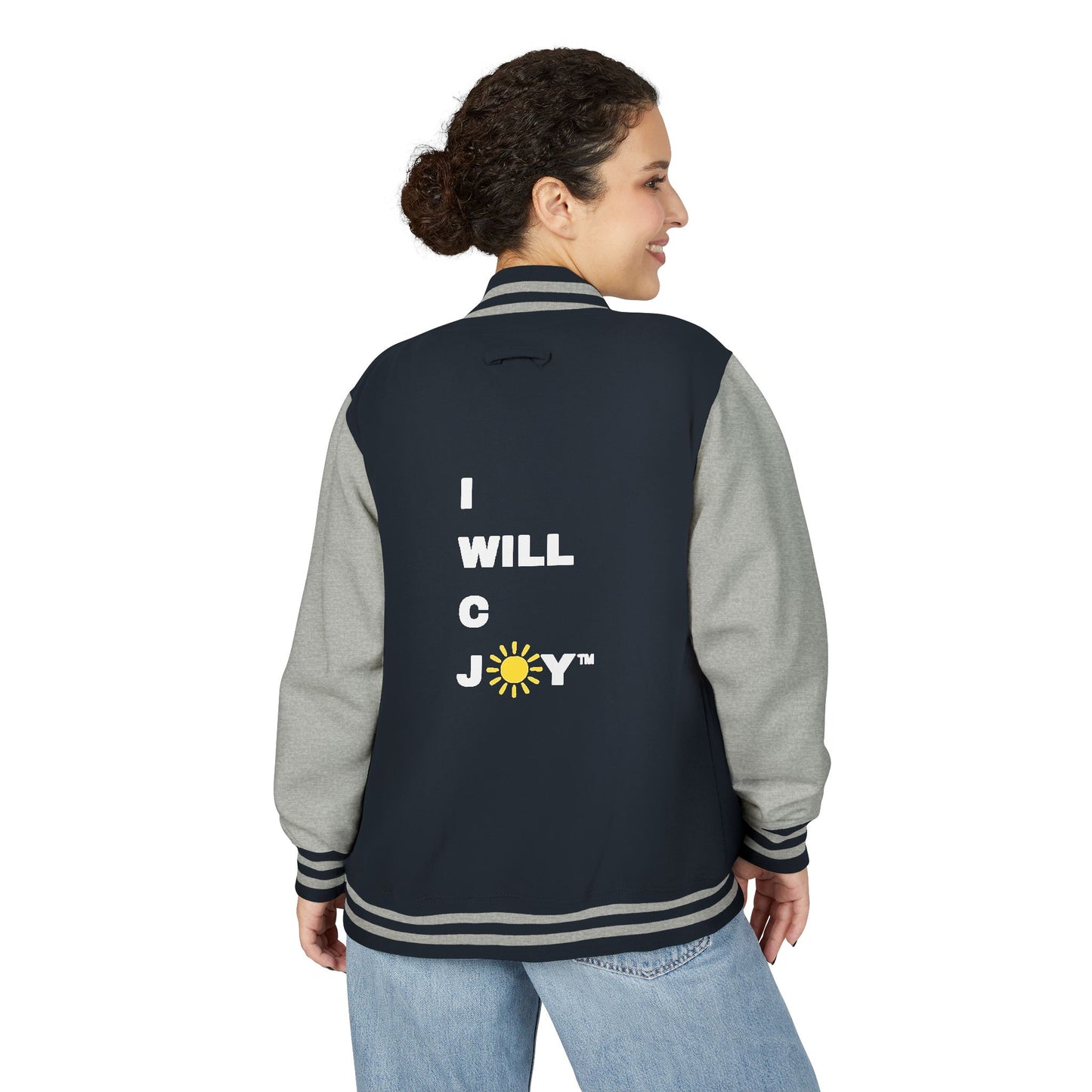 iWillcJoy™ Varsity Letterman Jacket - Heart Edition