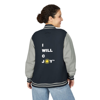 iWillcJoy™ Varsity Letterman Jacket - Heart Edition