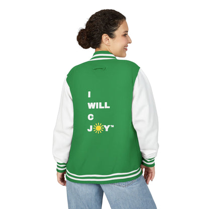 iWillcJoy™ Varsity Letterman Jacket - Heart Edition
