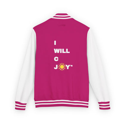 iWillcJoy™ Varsity Letterman Jacket - Heart Edition