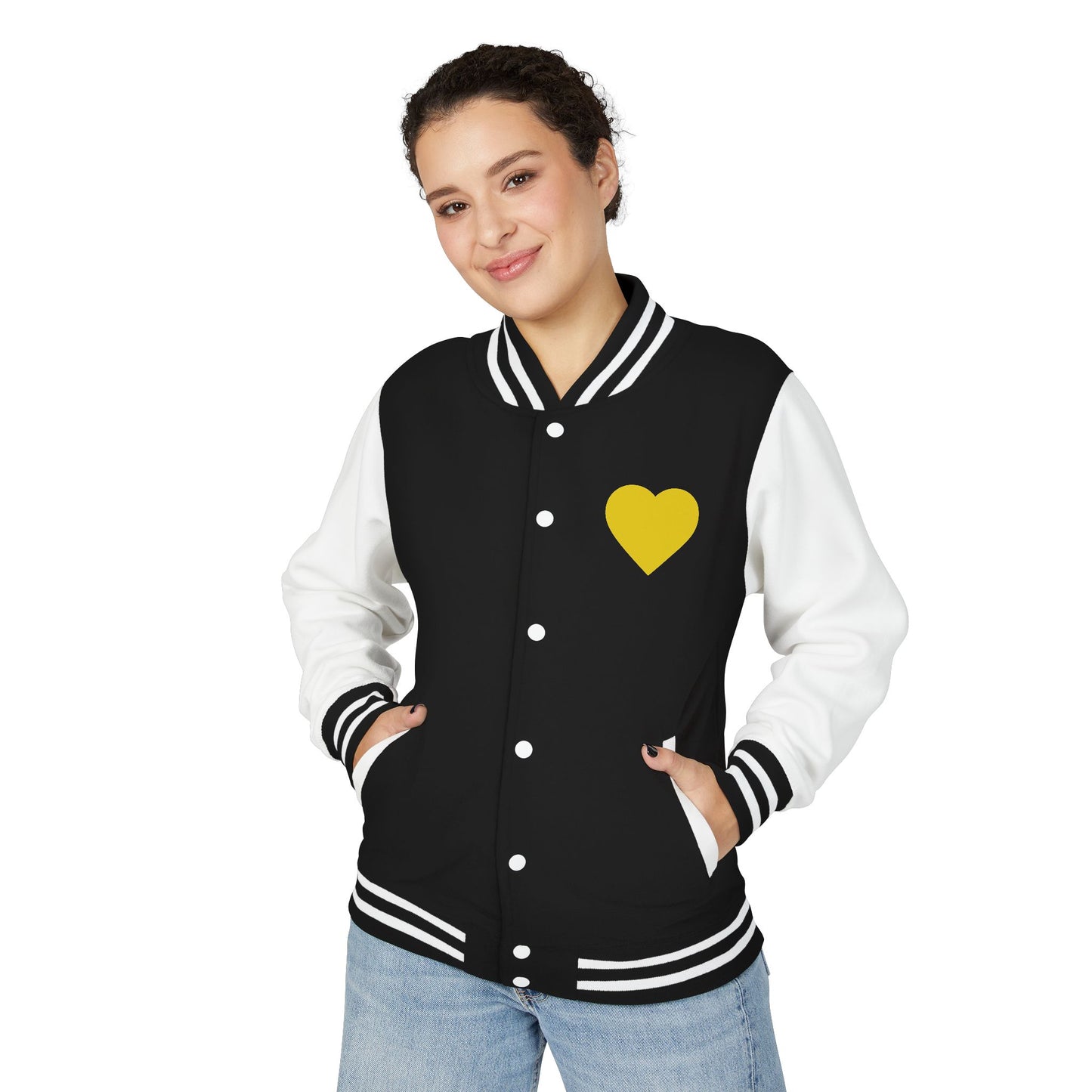 iWillcJoy™ Varsity Letterman Jacket - Heart Edition