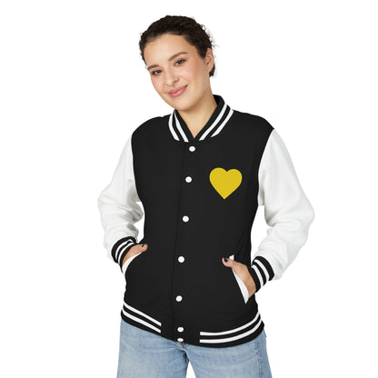 iWillcJoy™ Varsity Letterman Jacket - Heart Edition