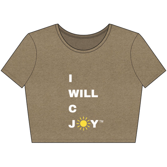 IWILLCJOY™️ IN ALL I DO Crop Tee