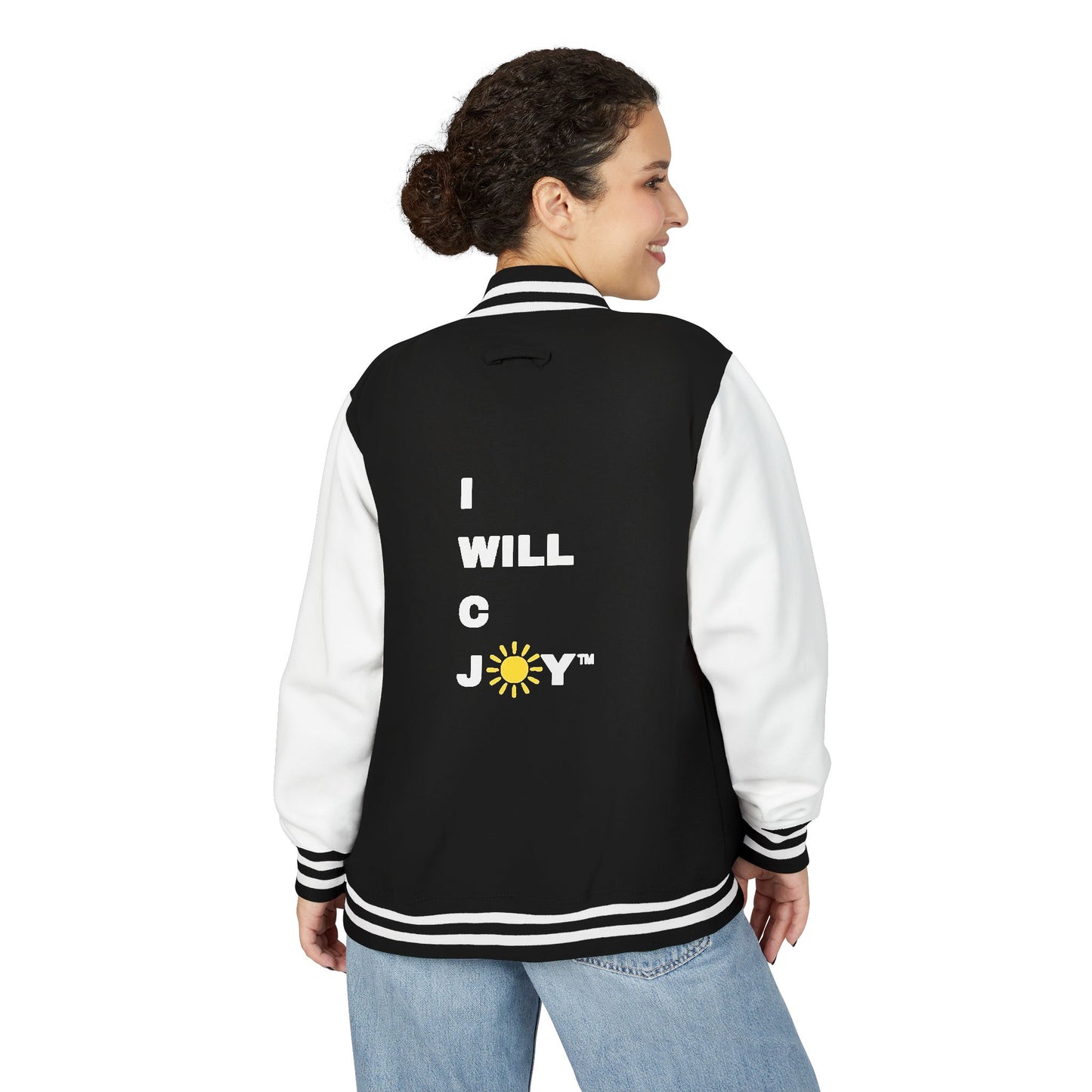 iWillcJoy™ Varsity Letterman Jacket - Heart Edition