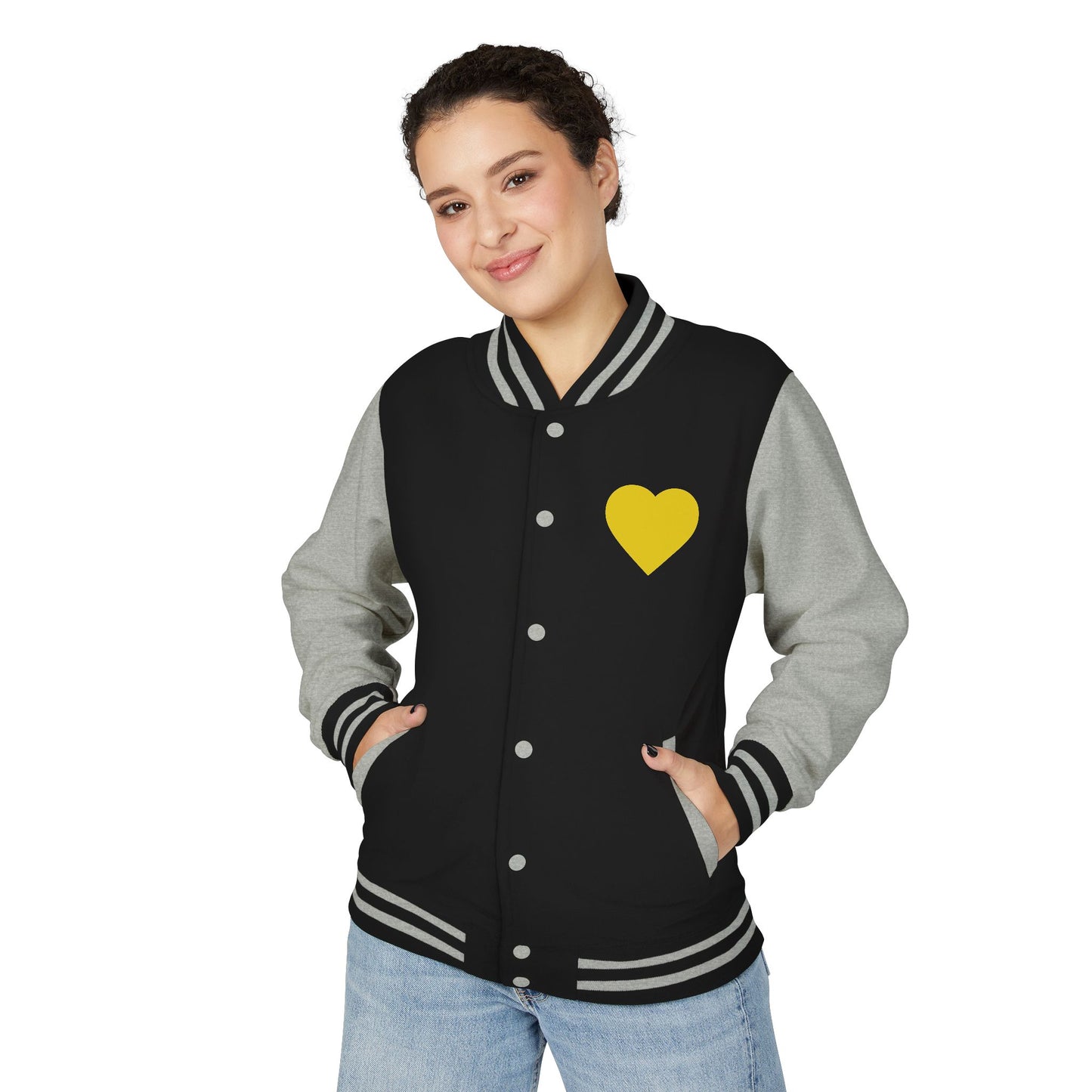 iWillcJoy™ Varsity Letterman Jacket - Heart Edition