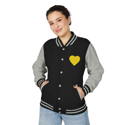 iWillcJoy™ Varsity Letterman Jacket - Heart Edition