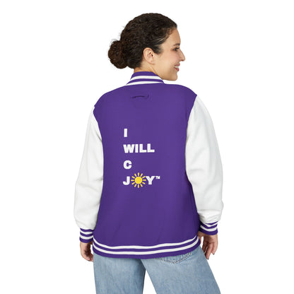 iWillcJoy™ Varsity Letterman Jacket - Heart Edition