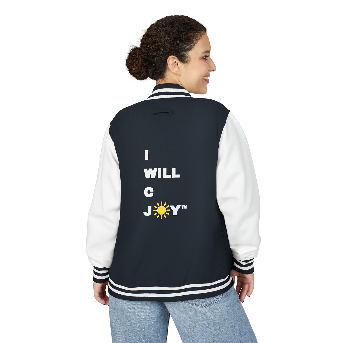 iWillcJoy™ Varsity Letterman Jacket - Heart Edition