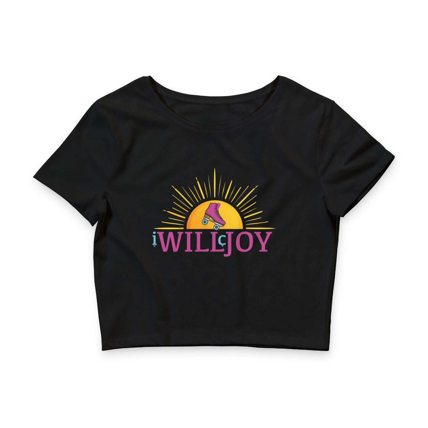 Skate Crop Tee - iWillcJoy™ Design
