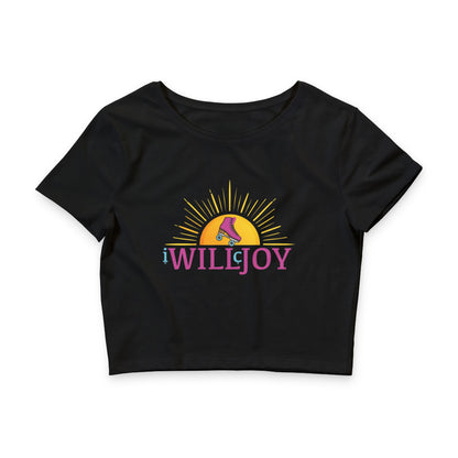 Skate Crop Tee - iWillcJoy™ Design