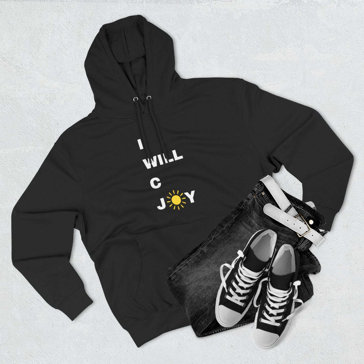 iWillcJoy™ In All I Do Three-Panel Fleece Hoodie