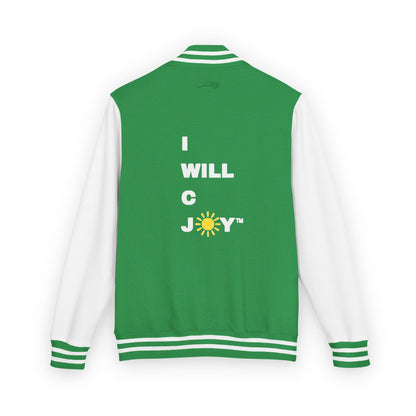 iWillcJoy™ Varsity Letterman Jacket - Heart Edition