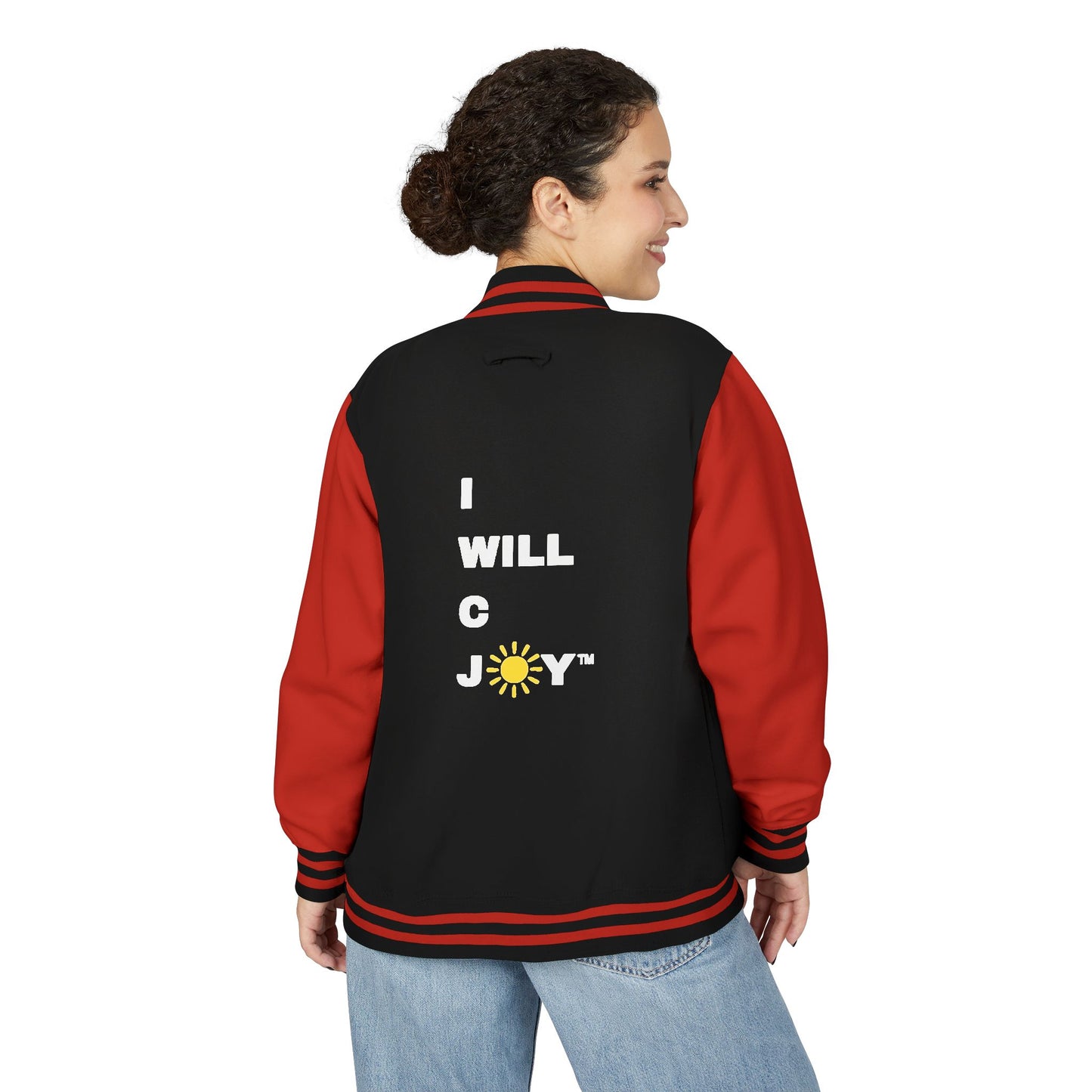 iWillcJoy™ Varsity Letterman Jacket - Heart Edition