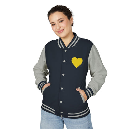 iWillcJoy™ Varsity Letterman Jacket - Heart Edition