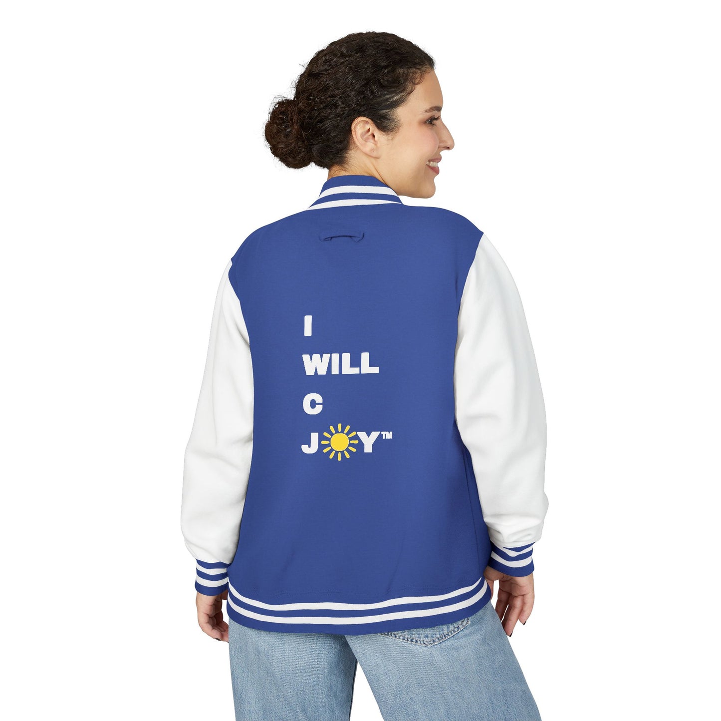 iWillcJoy™ Varsity Letterman Jacket - Heart Edition