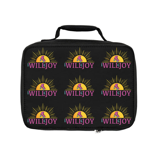 iWillcJoy™ Insulated Lunch Bag – Roller Skate + Sunrise Pattern
