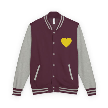 iWillcJoy™ Varsity Letterman Jacket - Heart Edition