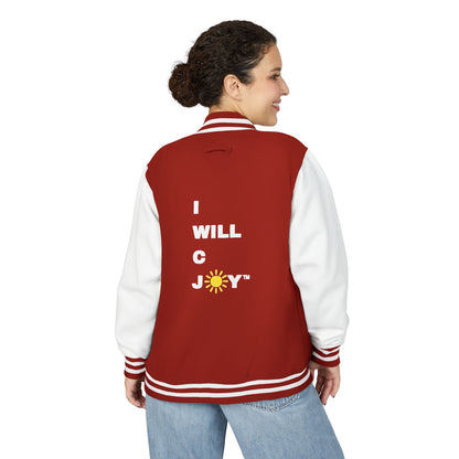 iWillcJoy™ Varsity Letterman Jacket - Heart Edition