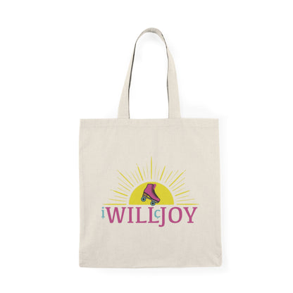 iWillcJoy™ Roller Skating Canvas Tote Bag