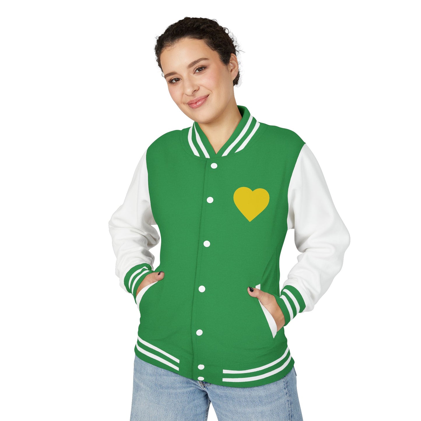 iWillcJoy™ Varsity Letterman Jacket - Heart Edition