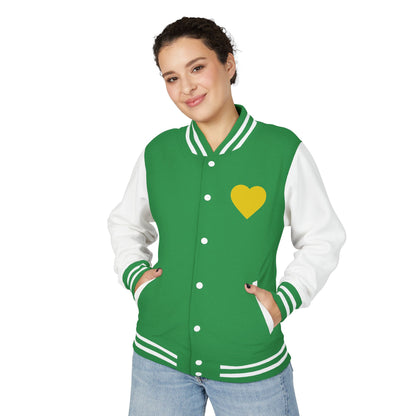 iWillcJoy™ Varsity Letterman Jacket - Heart Edition