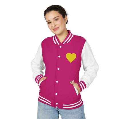 iWillcJoy™ Varsity Letterman Jacket - Heart Edition