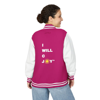 iWillcJoy™ Varsity Letterman Jacket - Heart Edition