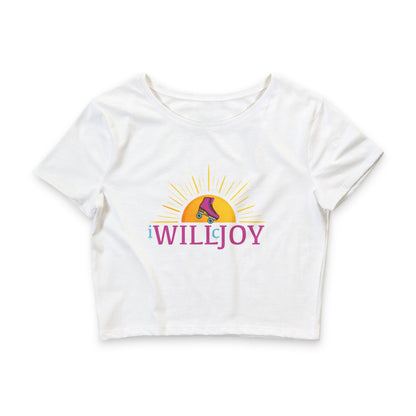 Skate Crop Tee - iWillcJoy™ Design