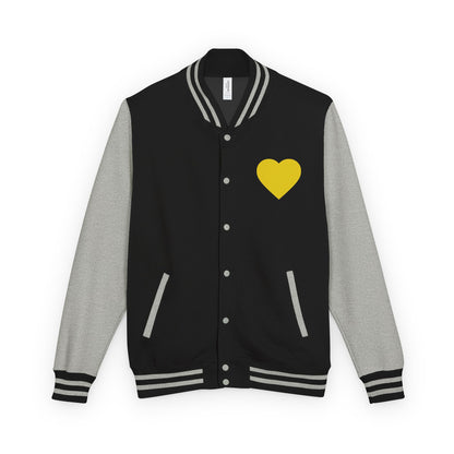 iWillcJoy™ Varsity Letterman Jacket - Heart Edition