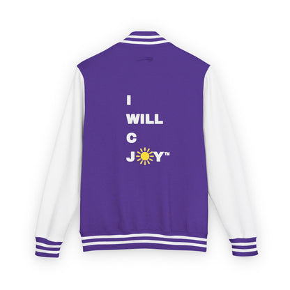 iWillcJoy™ Varsity Letterman Jacket - Heart Edition
