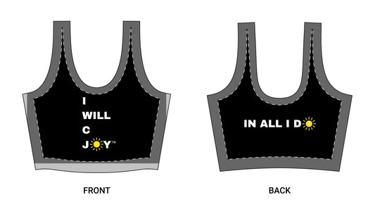 IWILLCJOY Polyester Sports Bra - Comfortable & Stylish Activewear for Fitness Enthusiasts