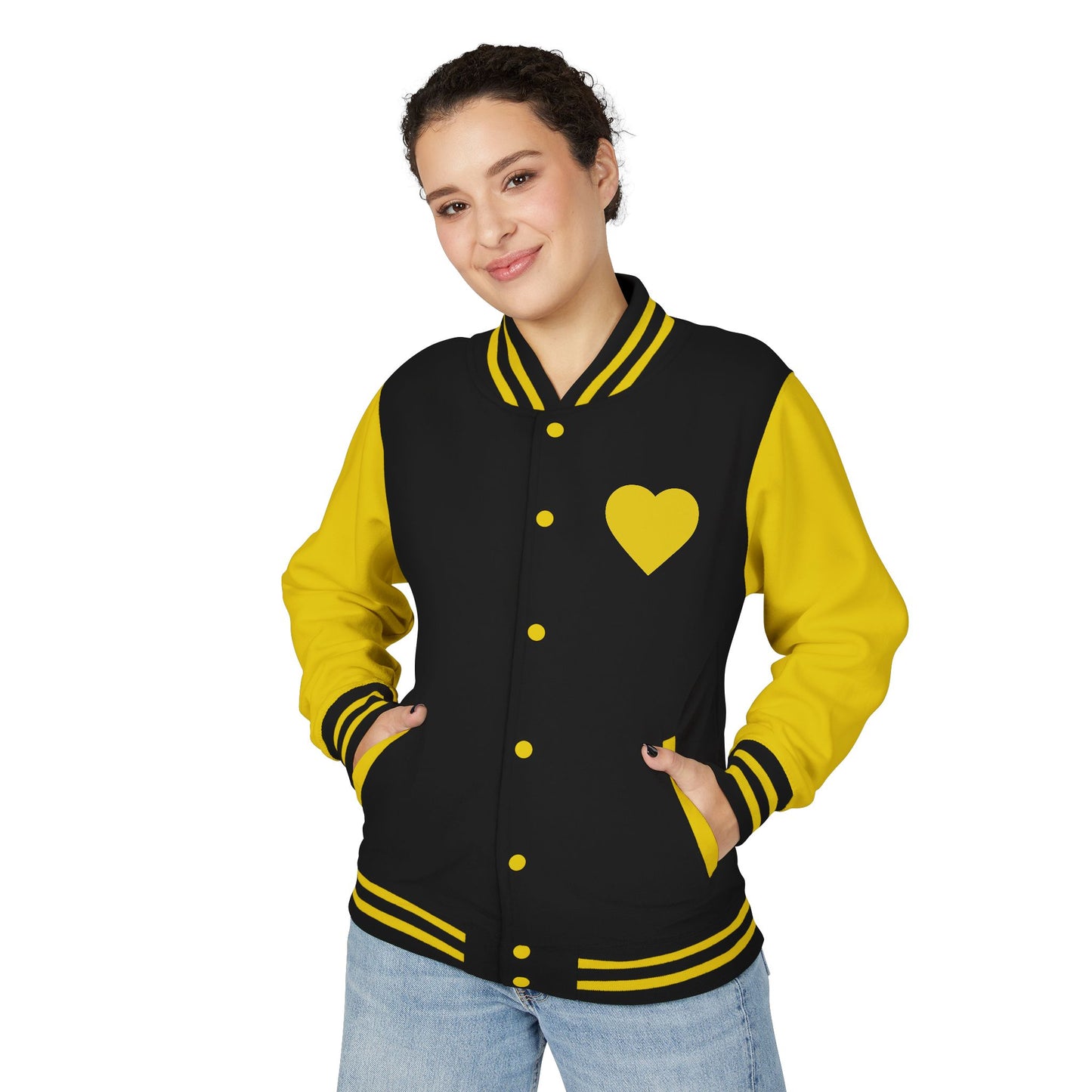 iWillcJoy™ Varsity Letterman Jacket - Heart Edition
