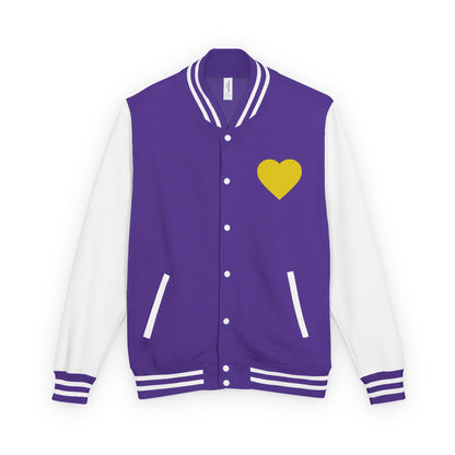 iWillcJoy™ Varsity Letterman Jacket - Heart Edition